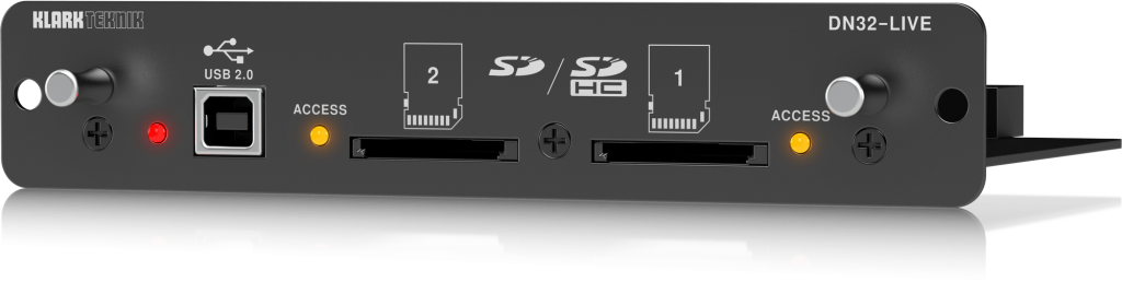 Klark Teknik DN32-LIVE Karta rozszerzenia SD/SD i USB 2.0 do serii M