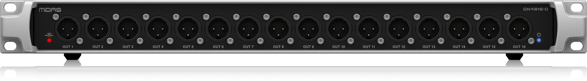 Midas DN4816-O Moduł Stage Connect z 16 wyjściami analogowymi i Ultranet I/O
