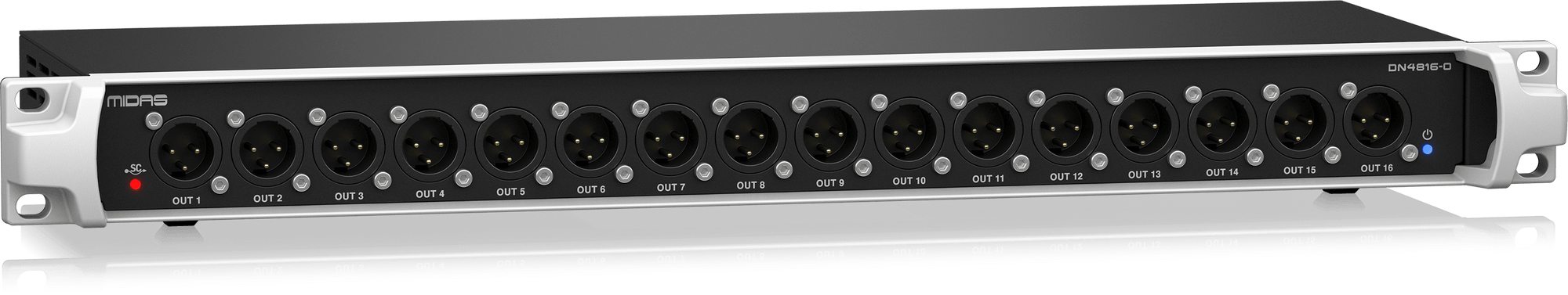 Midas DN4816-O Moduł Stage Connect z 16 wyjściami analogowymi i Ultranet I/O