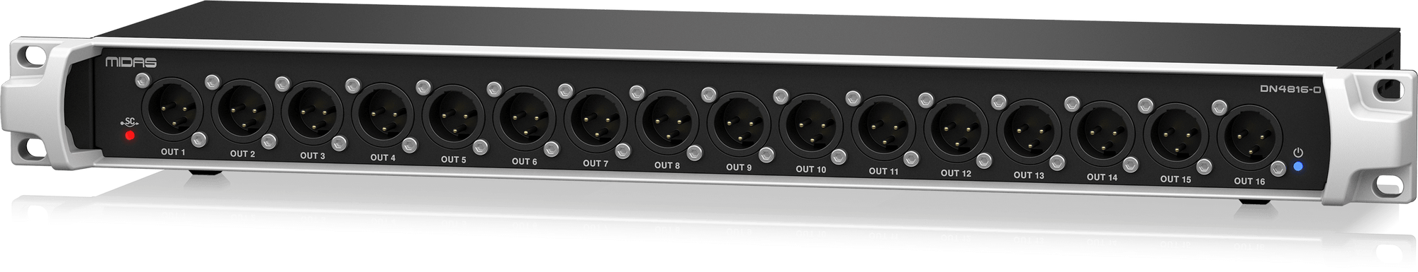 Midas DN4816-O Moduł Stage Connect z 16 wyjściami analogowymi i Ultranet I/O