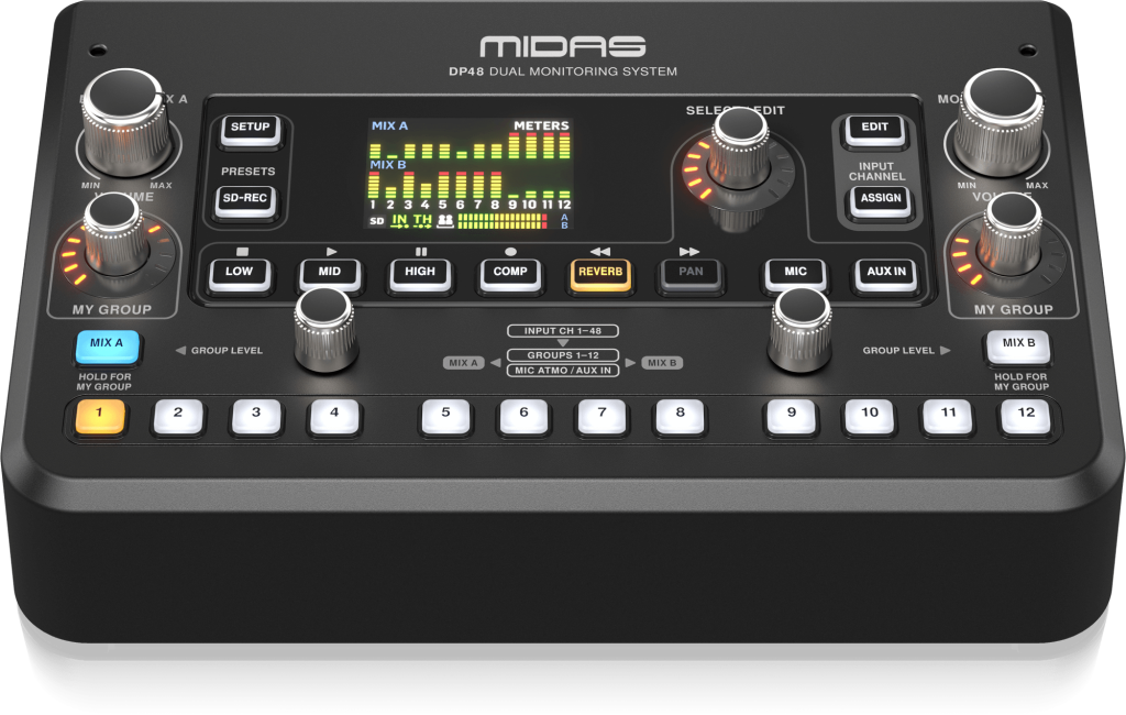 Midas DP48 Mikser do odsłuchu 48 kanałów