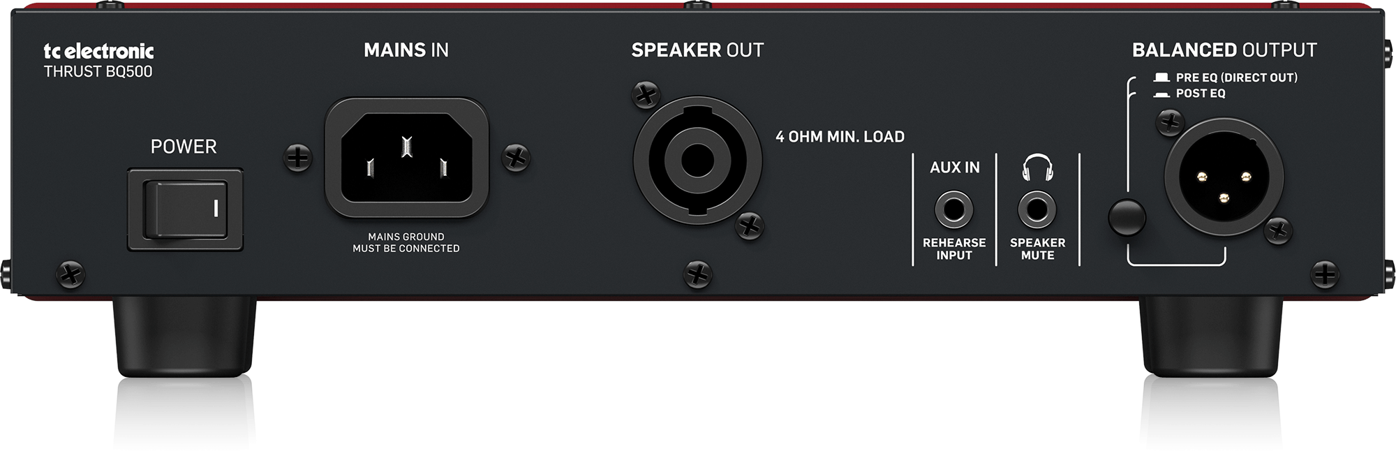 TC Electronic BQ500 Wzmacniacz basowy 500W typu micro head