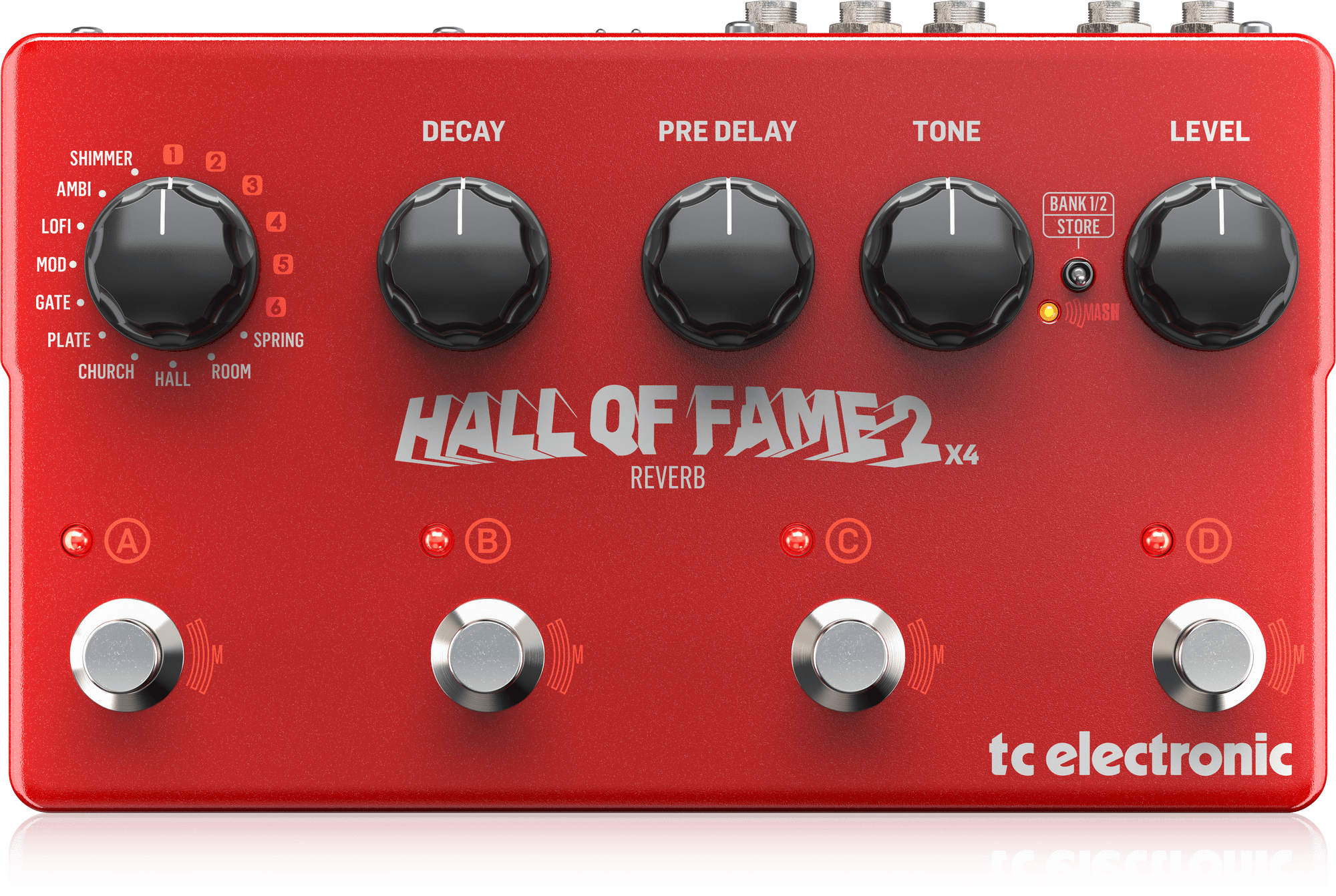 TC Electronic Hall Of Fame Reverb 2 X4 Reverb z technologią TonePrint