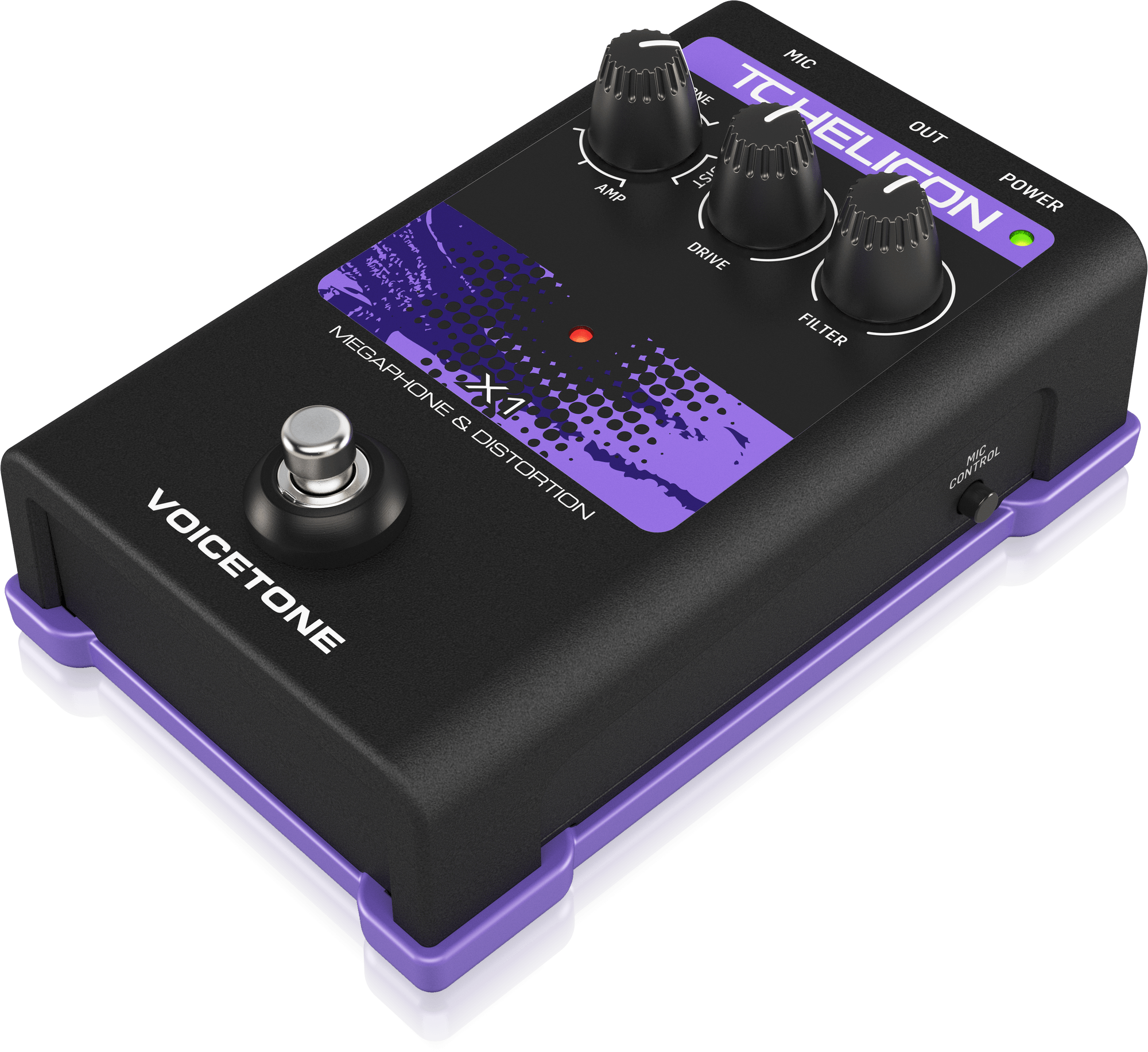 TC Helicon VoiceTone X1 Efekt Megafon/Distortion