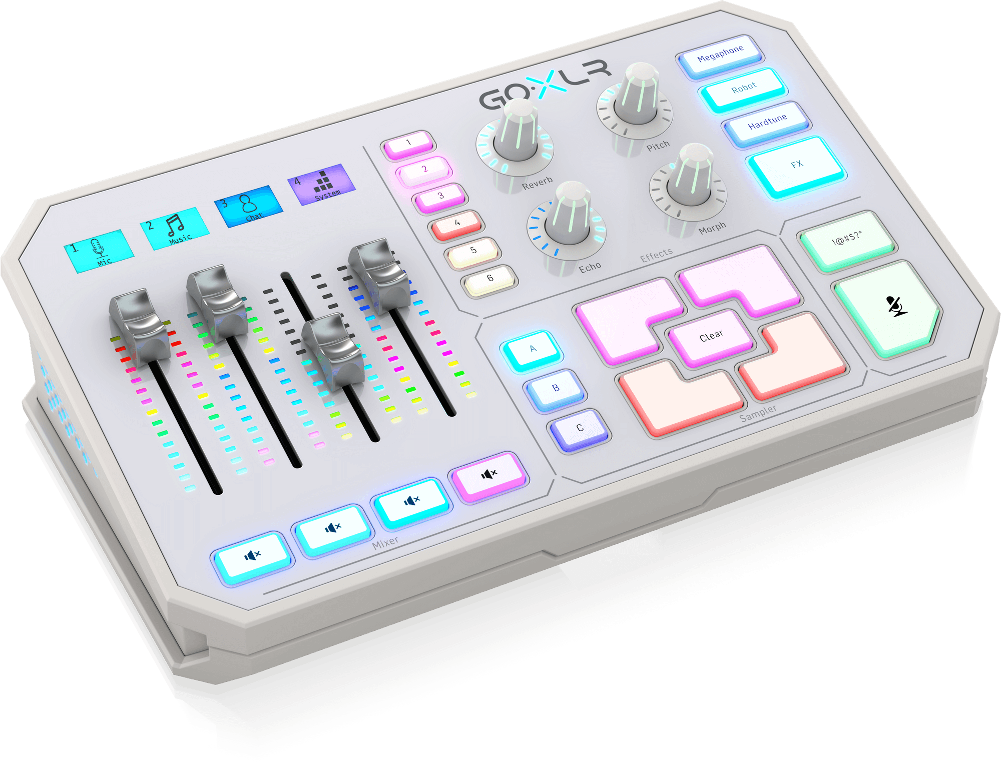 TC Helicon GoXLR-WH Mikser / sampler do streamingu biały