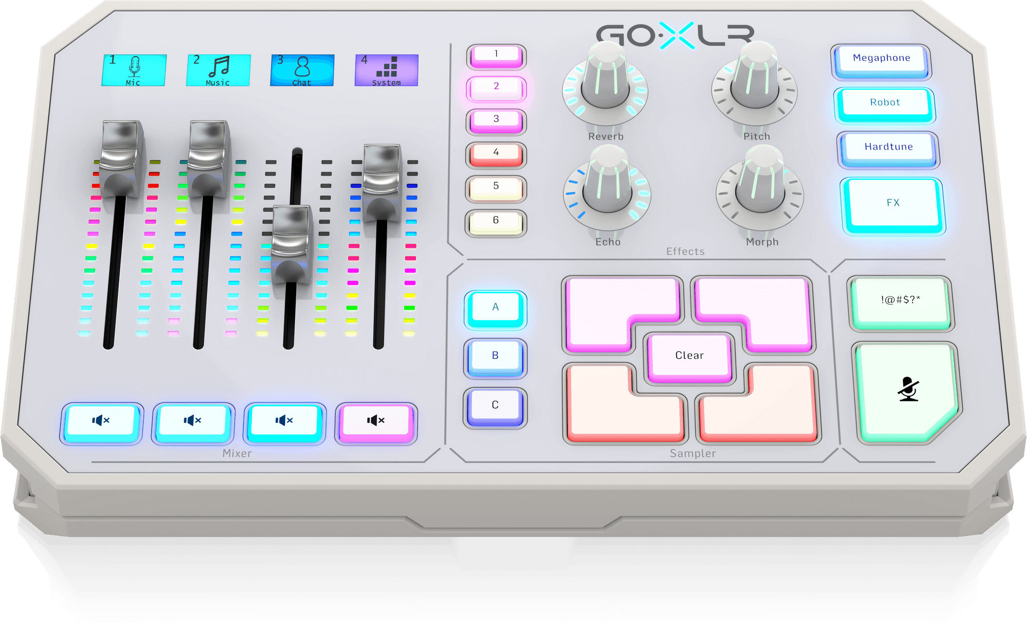 TC Helicon GoXLR-WH Mikser / sampler do streamingu biały