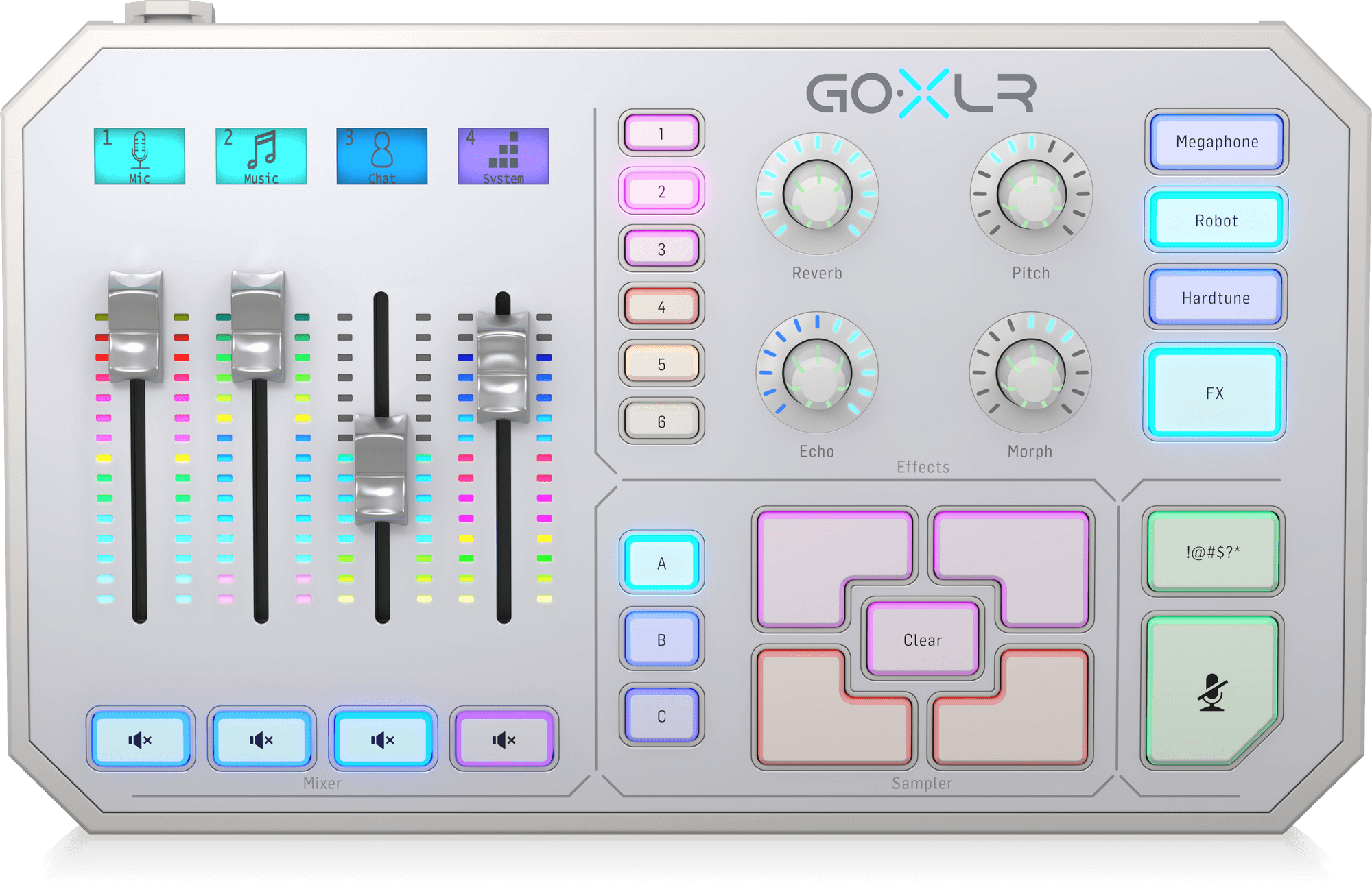 TC Helicon GoXLR-WH Mikser / sampler do streamingu biały