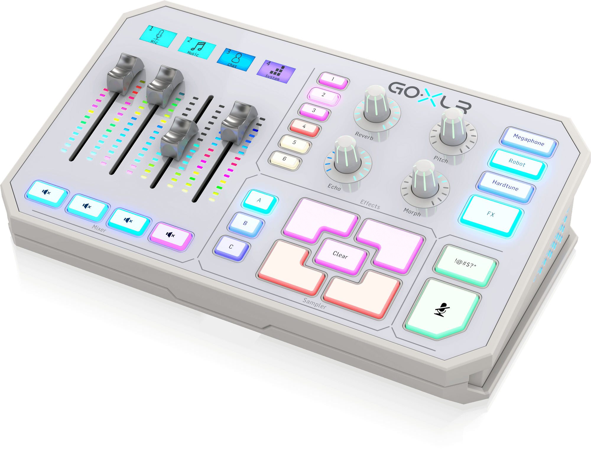TC Helicon GoXLR-WH Mikser / sampler do streamingu biały