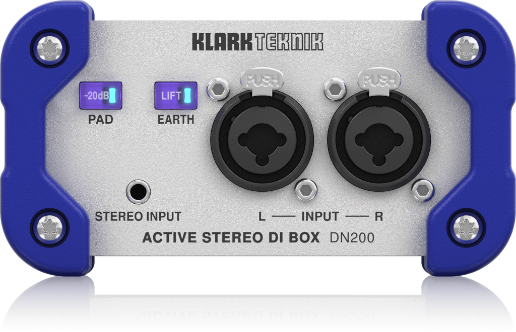 Klark Teknik DN200 V2 DI-Box aktywny 2-kanałowy