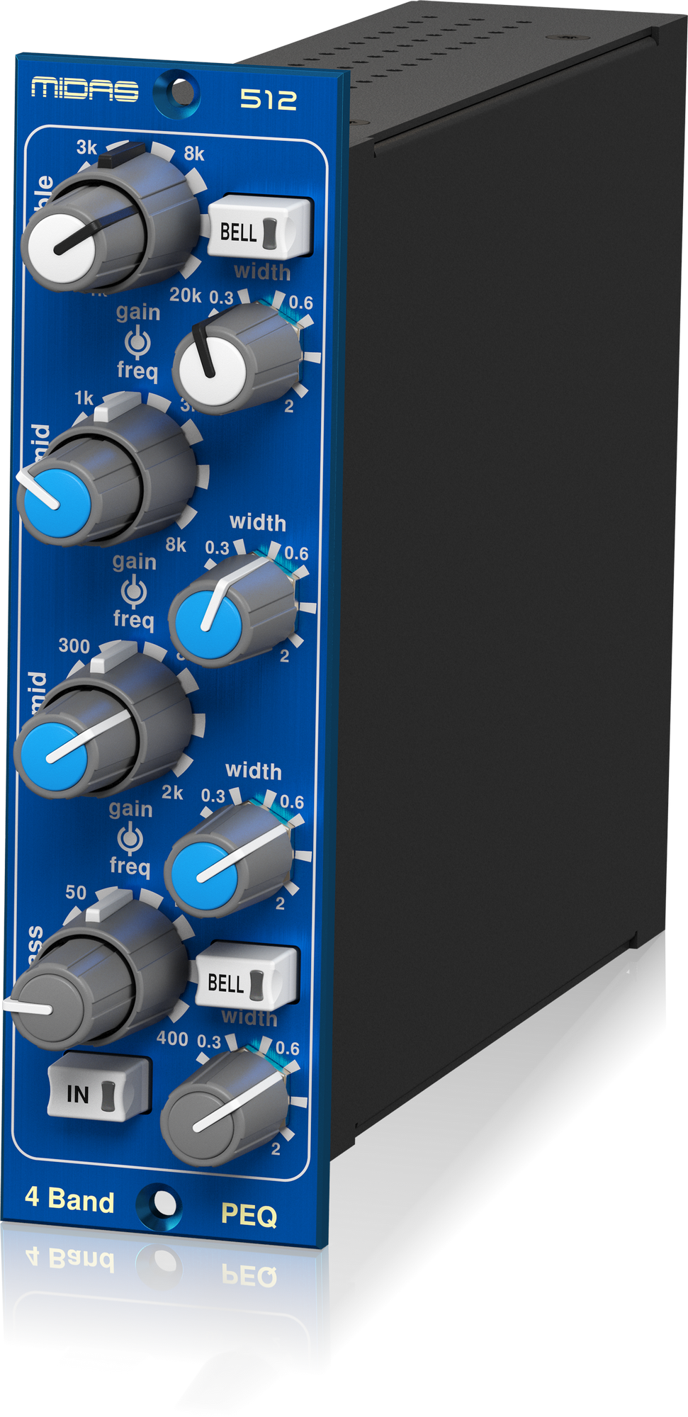 Midas PARAMETRIC EQUALISER 512 V2 Moduł korektora parametrycznego w formacie 500