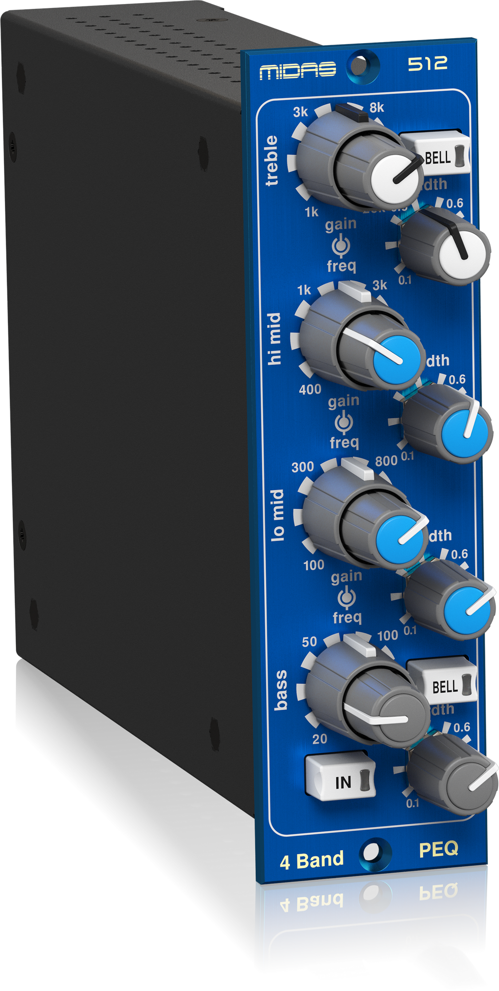 Midas PARAMETRIC EQUALISER 512 V2 Moduł korektora parametrycznego w formacie 500