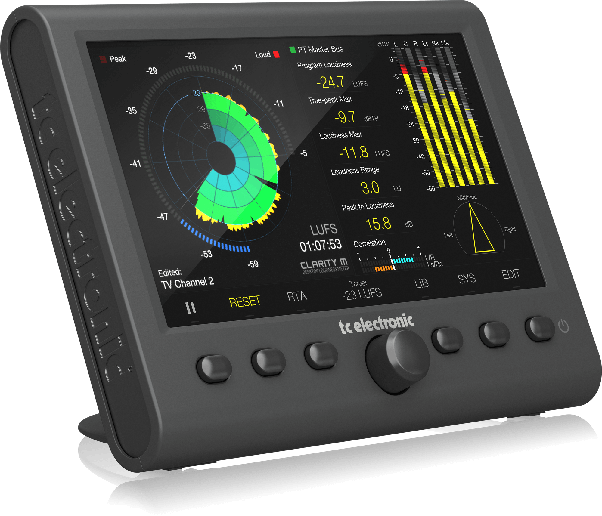 TC Electronic Clarity M Stereofoniczny miernik audio 5.1