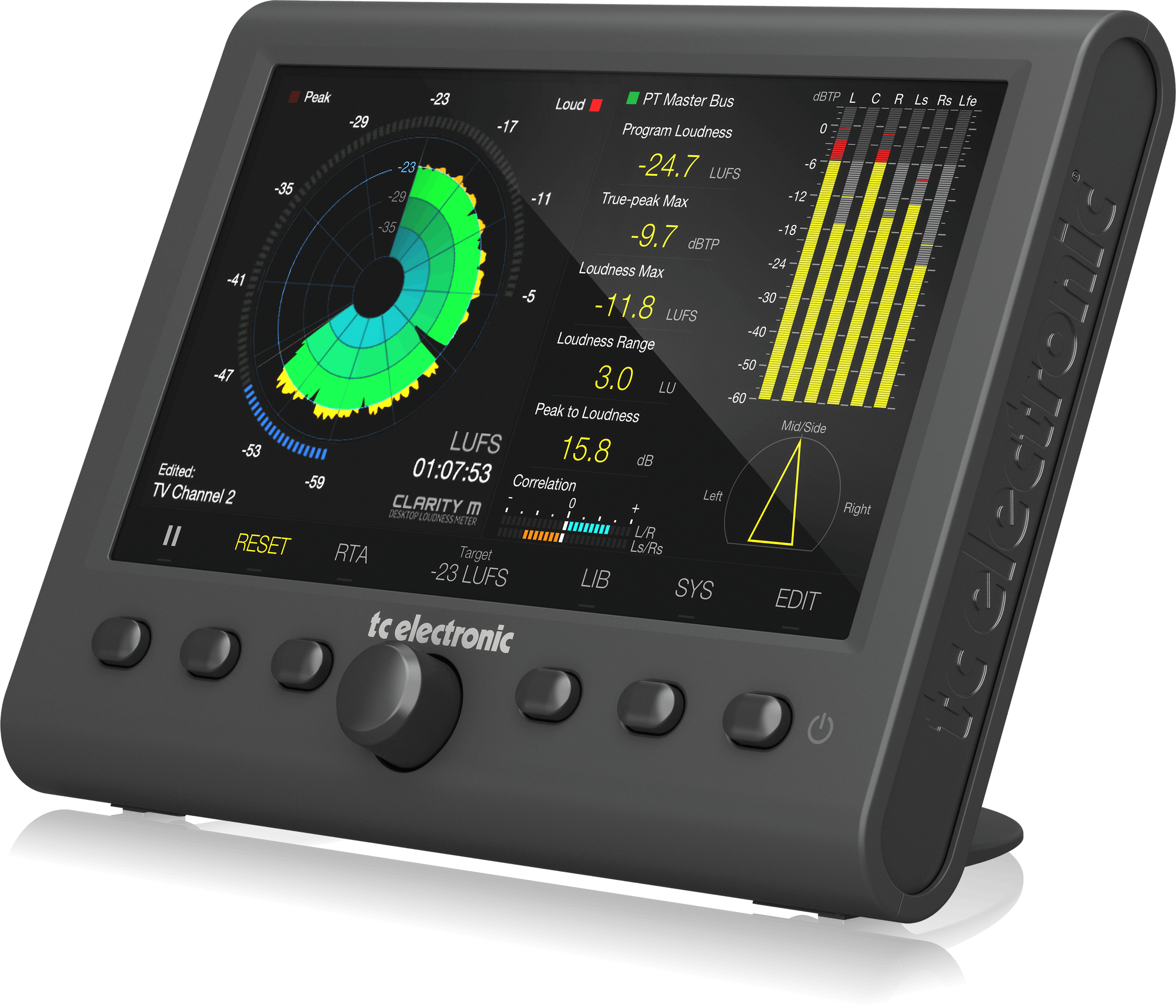 TC Electronic Clarity M Stereofoniczny miernik audio 5.1