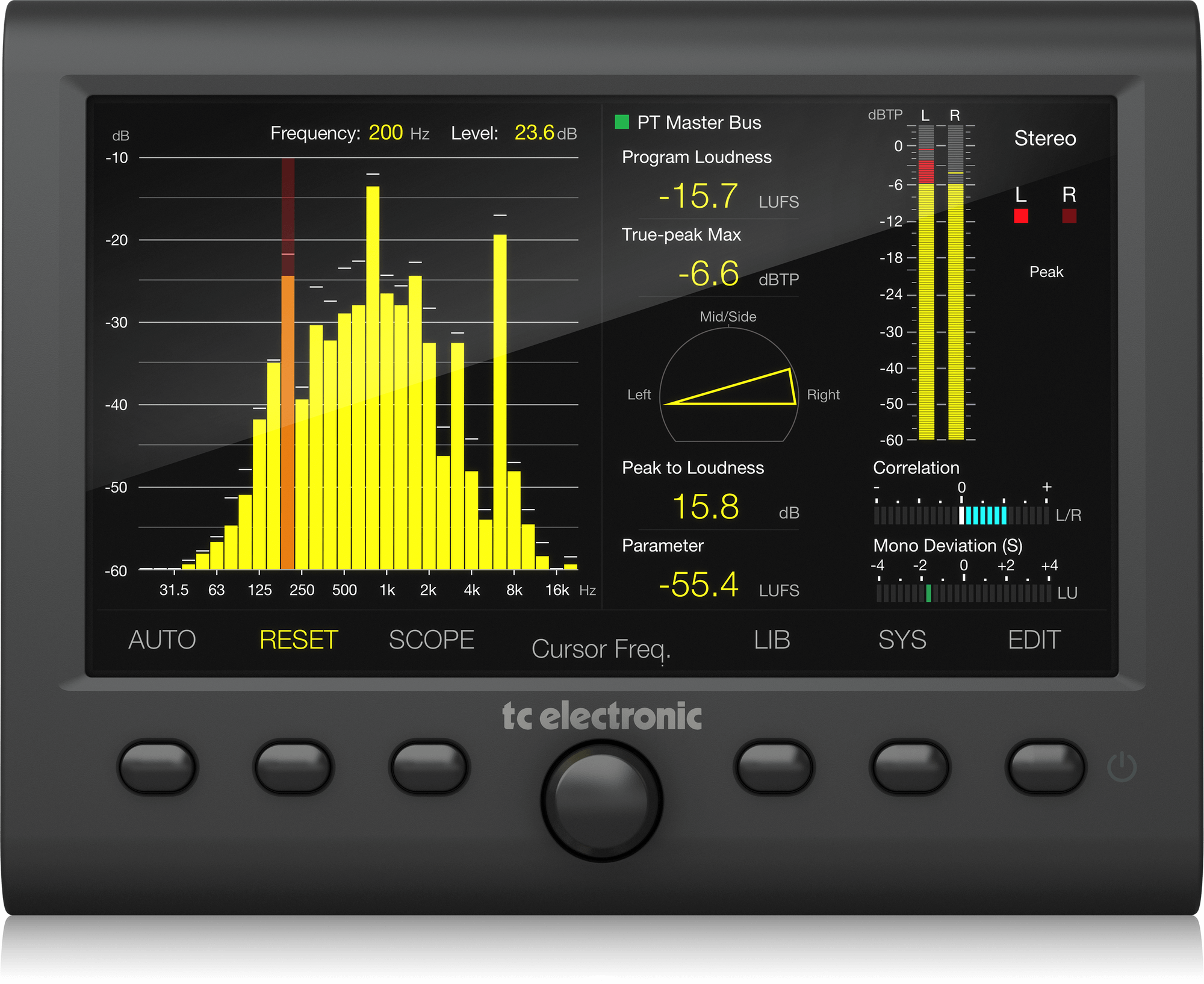 TC Electronic Clarity M Stereo Stereofoniczny miernik audio