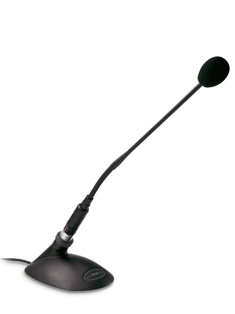 FBT AC BF-T 5043L Mikrofon na podstawie, przycisk On-Off, przewód 5m - XLR, elektretowy, kardioidalny, gęsia szyja
