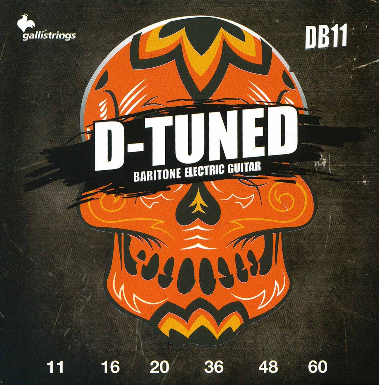 Galli D-Tuned DB11 — struny do gitary barytonowej .011–.060