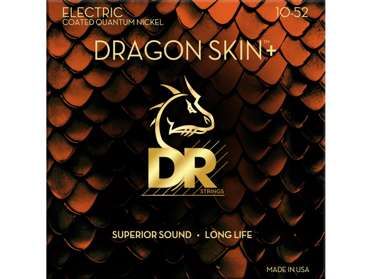 Zdjęcie poglądowe — DR DEQ 10-52 DRAGON SKIN+ - STRUNY DO GITARY EL.