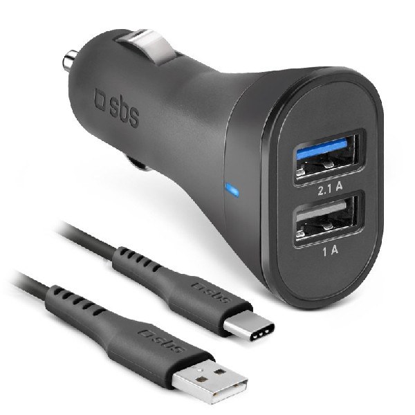 Zdjęcie poglądowe — Ładowarka samochodowa CC-S1 2 x USB