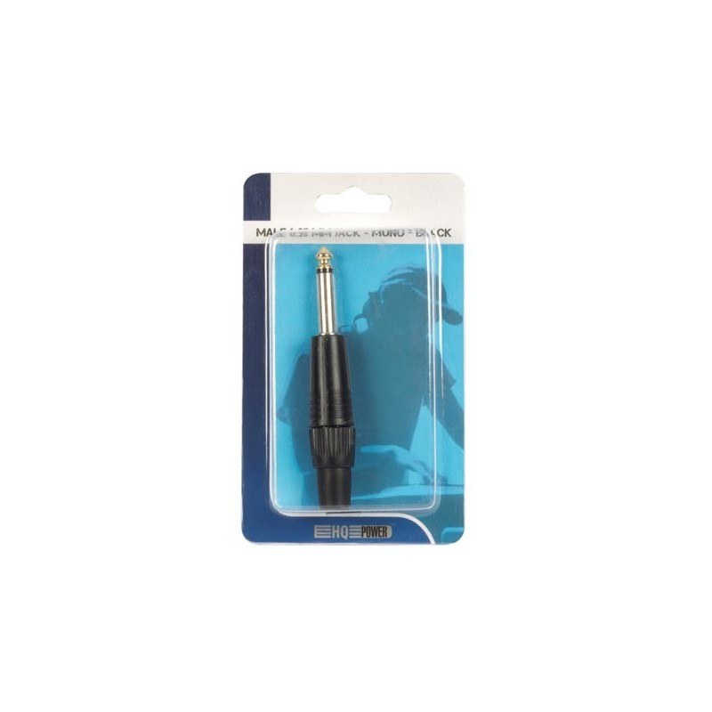 Zdjęcie poglądowe — Wtyk Jack 6,3mm mono HQ czarny