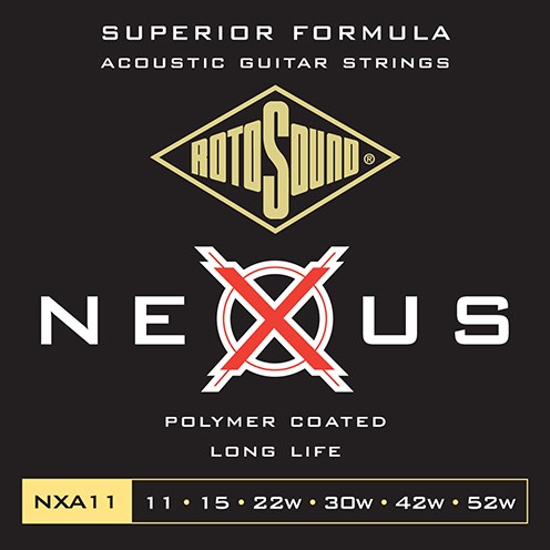 Rotosound NXA11 struny do gitary akustycznej 11-52