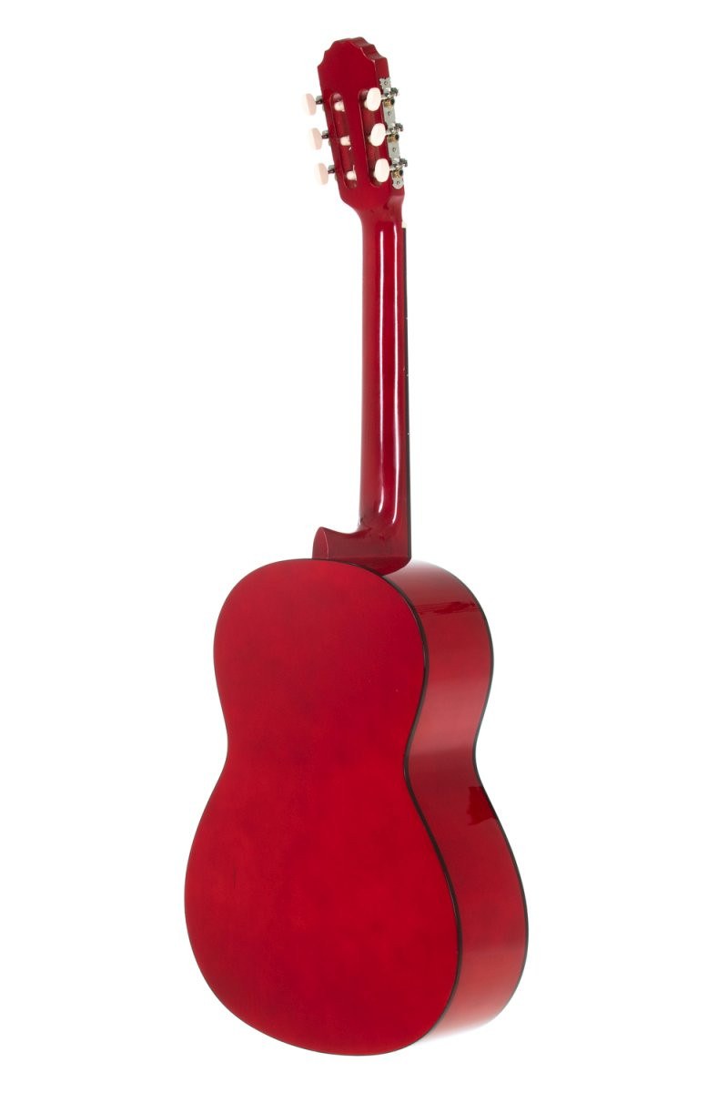 Zdjęcie poglądowe — Gewa Basic - Gitara klasyczna czerwona 4/4