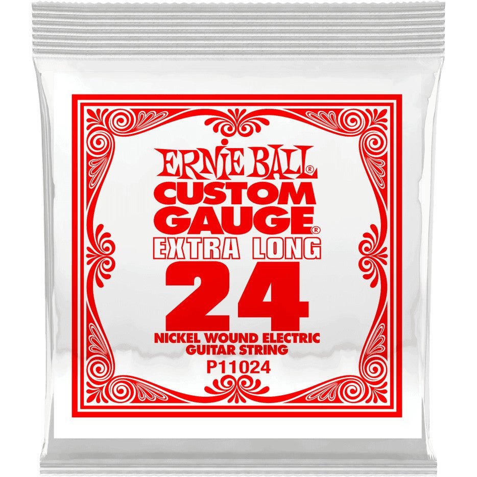 Zdjęcie poglądowe — Ernie Ball 11024 Extra Long Nickel Wound .024 — pojedyncza struna