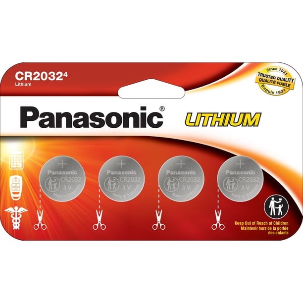 Zdjęcie poglądowe — Panasonic Bateria Litowa CR2032 4PAK
