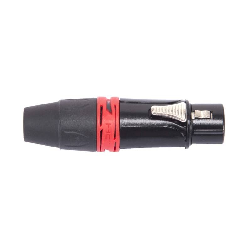 Die-Hard DHFX3PBK XLR 3-pin żeński złocone styki