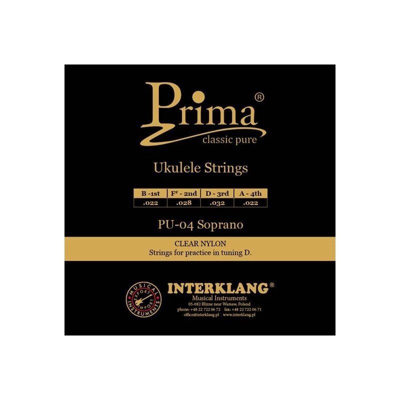 Prima PU-04 - Struny do ukulele sopranowego