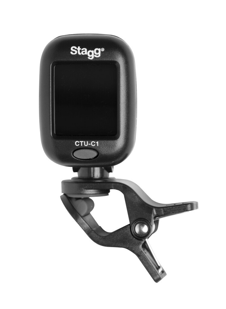 Stagg CTU-C1 — tuner elektroniczny z klipsem, 1 szt.