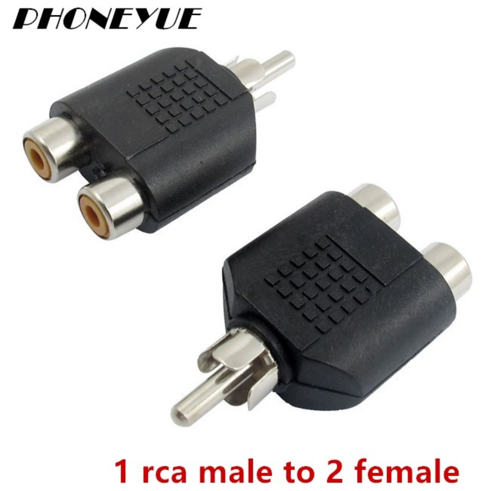 Zdjęcie poglądowe — Przejściówka 2x gnizado RCA/ 1x wtyk RCA