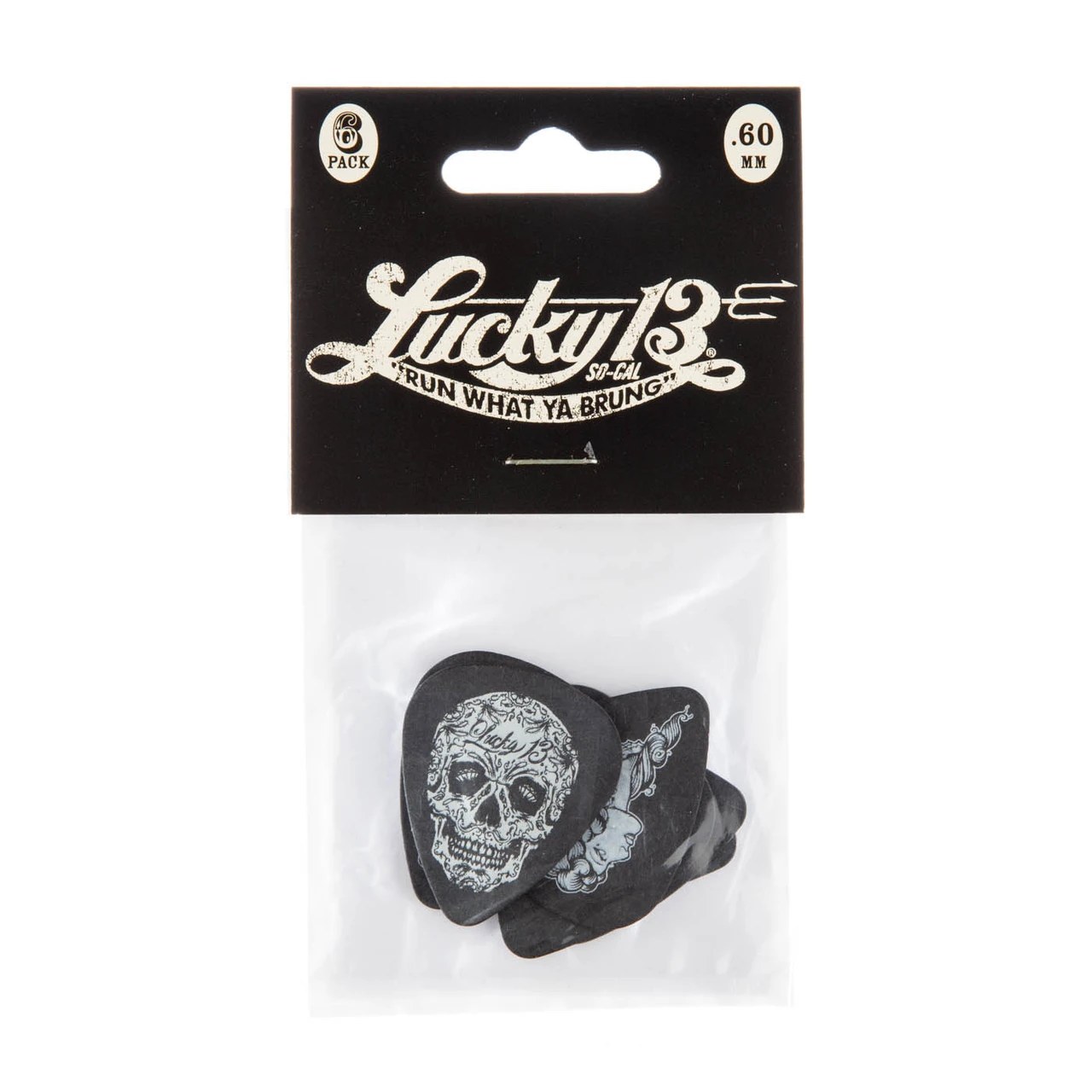 Zdjęcie poglądowe — Kostka Dunlop Lucky 13 Psychobilly .60mm