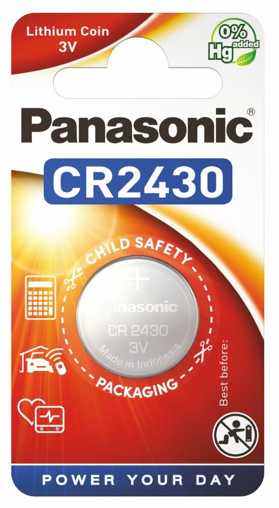 Panasonic CR 2430 - bateria litowa blister