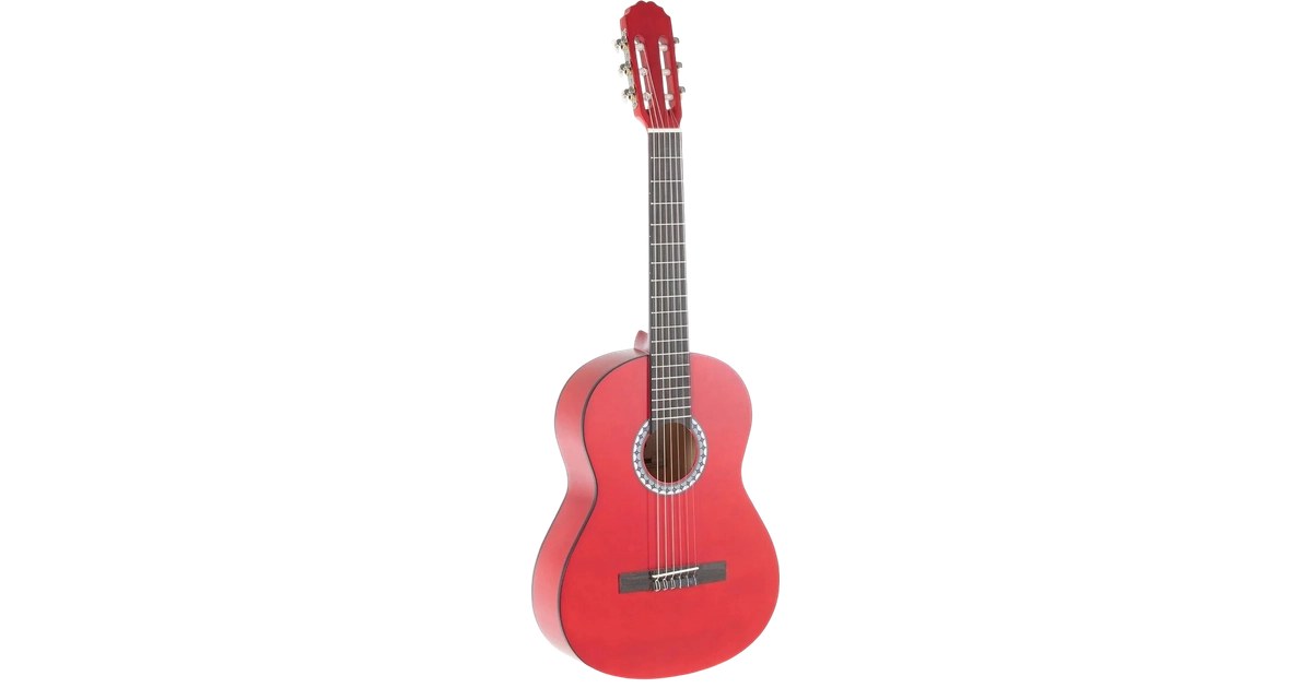 Gewa Basic - Gitara klasyczna 3/4 czerwona