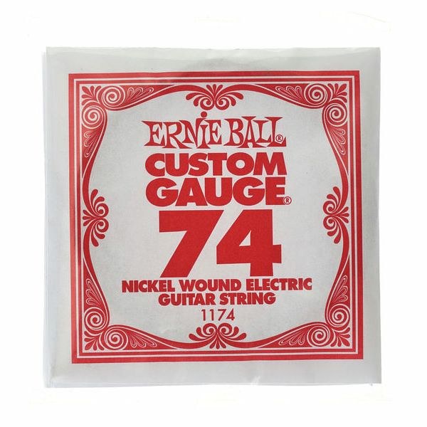 Zdjęcie poglądowe — Ernie Ball 11074 Extra Long Nickel Wound .074 — pojedyncza struna