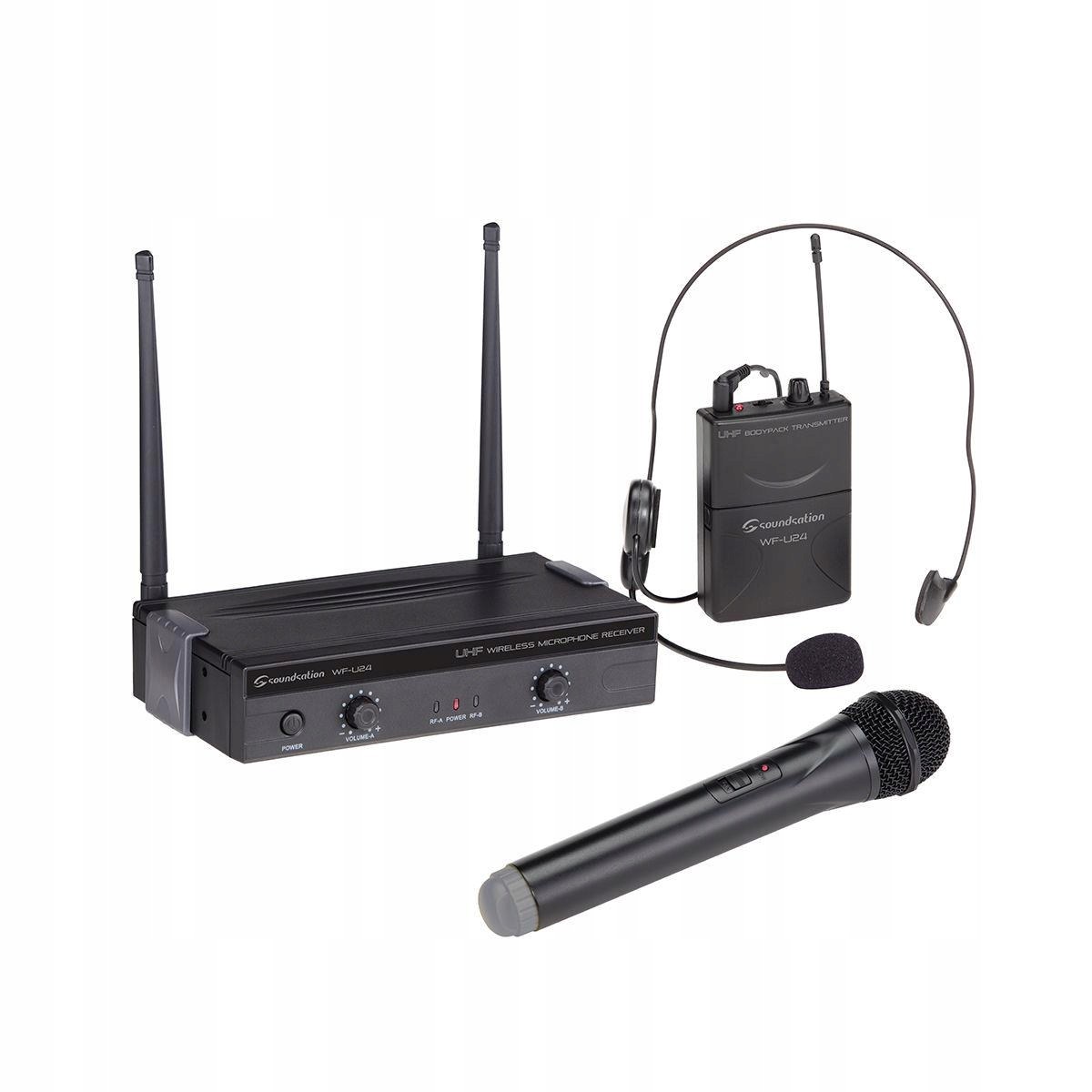 Zdjęcie poglądowe — Soundsation WF-U24HP - mikrofonowy system Wireless
