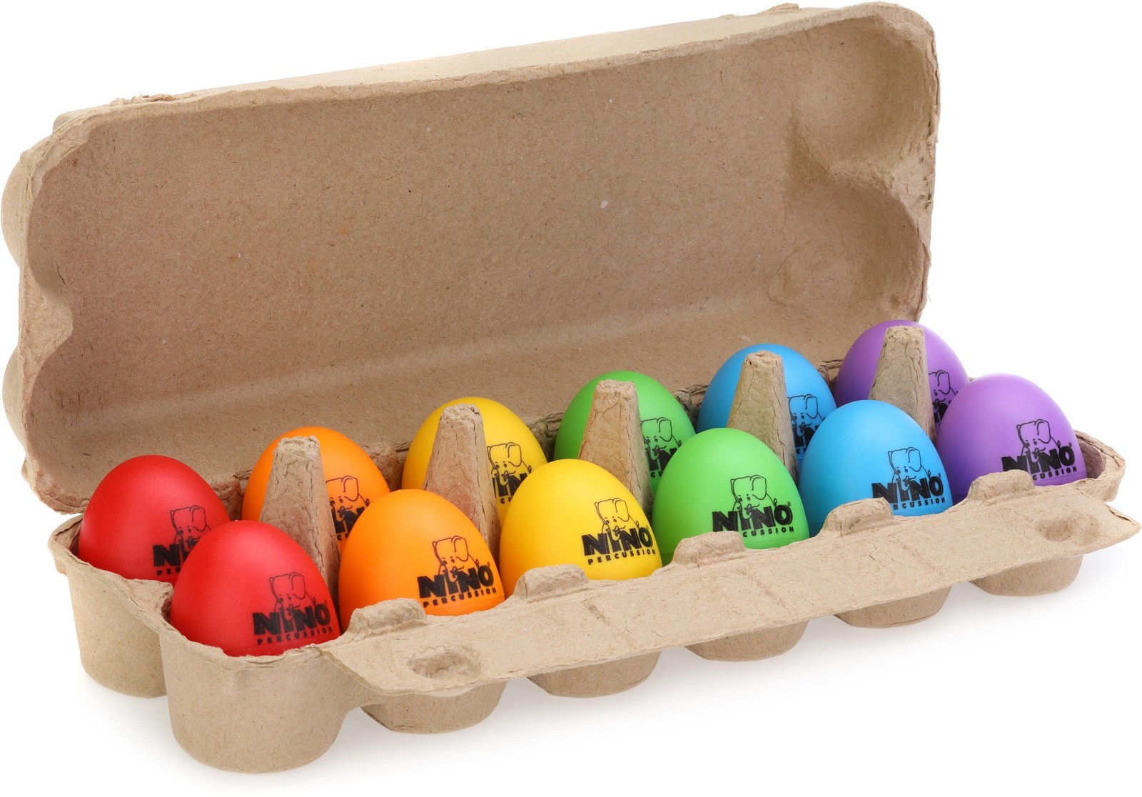 Zdjęcie poglądowe — Nino Egg Shaker Set — zestaw 12 shakerów jajek